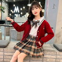 送料無料！子供服 スーツ 女の子 セーラー服 長袖 スクール制服 卒業式 入学式 コスチューム パーティーグッズ 衣装 上下セット 写真撮影 コスプレ 衣装 コスチューム ブレザー 3点セット