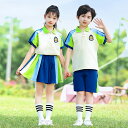 【送料無料】小学生の制服セット 2024新作幼稚園の夏服 スポーツウェア 夏用半袖子供クラスウェア 学院風