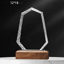 水晶 トロフィー 記念品 表彰 受賞 感謝 名入れ オーダーメイド 高級感 デザイン 彫刻 透明感 優美 アワード クリア 永久保存 記録