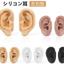【送料無料】絵画 縫合練習 指導用 鍼灸 耳鍼 耳ツボ シリコン製耳模型 人工 リアル耳模型 耳つぼ 耳型 両耳模型 耳モデル 左右セット 模型