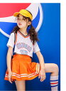 チアガール衣装 キッズ チアリーダー 衣装 セットアップ 男の子 女の子 応援服 ヒップホップ 体操服 ジャズ