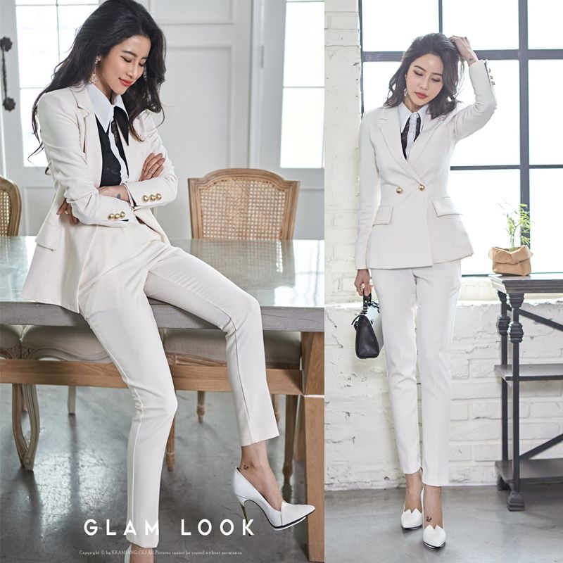 セットアップ パンツスーツ おしゃれ レディース 上品 フォマール エレガント 優雅 OL女性 通勤 オフィス 事務服 ビジネス