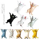 【送料無料】ネコちゃんの5匹セット プレゼント 装飾 オフィス ホワイトボード 超強力 冷蔵庫マグネット 立体デザイン 可愛い 地図