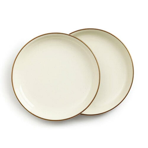 ベアボーンズ エナメル 2トーン サラダプレート 2枚セット オリーブドラブ 20235056048000