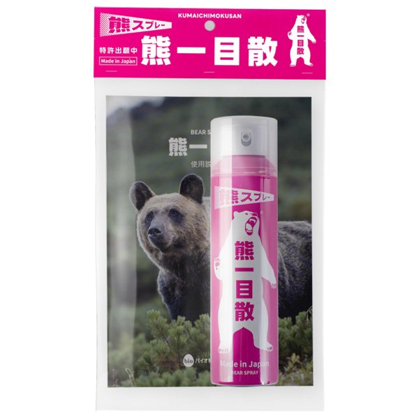 バイオ科学株式会社 国産熊スプレー 熊一目散 124000100002のサムネイル
