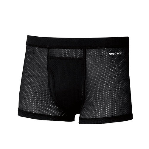 ファイントラック メンズ ドライレイヤーベーシックボクサー ブラック Lサイズ FUM0427-BK