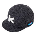 カブー KAVU ツイードベースボールキャップ グレー/ブラックチドリ 19822342033000