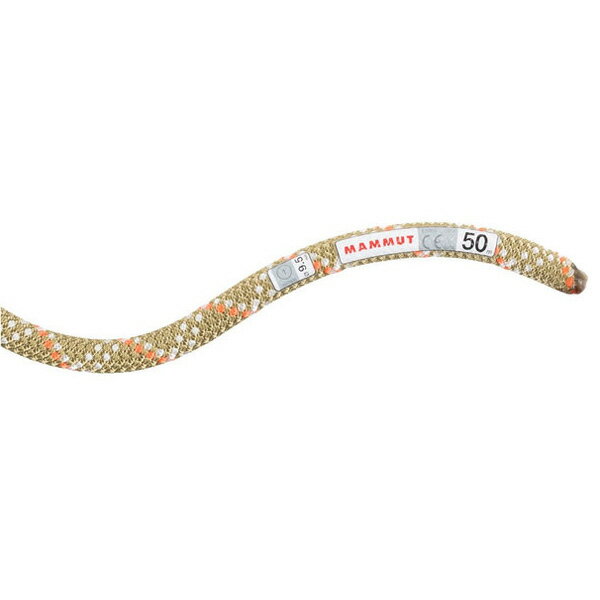 マムート MAMMUT ロープ 9.5 Gym Classic Rope Classic Standard ボア／ホワイト 50m 2010-04260-01231