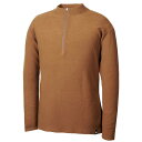 ミレー MILLET ロゼック ニット ジップ ロングスリーブ コーヒー ユーロXS/Sサイズ(日本S/M)MIV01805-3146
