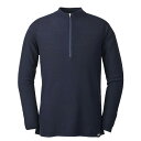 ミレー MILLET ロゼック ニット ジップ ロングスリーブ サファイア ユーロXS/Sサイズ(日本S/M)MIV01805-7317