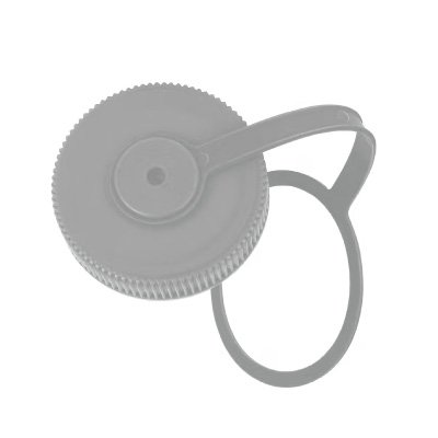 Rakuten - ナルゲン 広口 1.0L用ループキャップ プラチナ 90036
