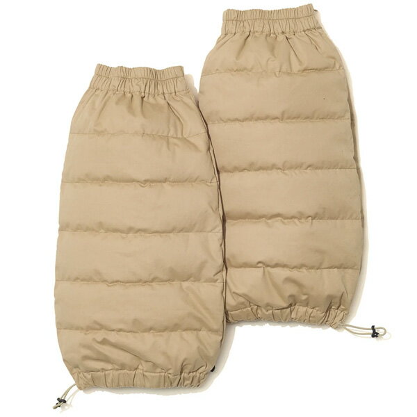 ナンガ NANGA コットンピーチダウンレッグウォーマー ベージュ N1LWEGN5