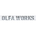 オルファワークス ロゴステッカー 転写式 OWステッカー01 1枚入 OW-ST01