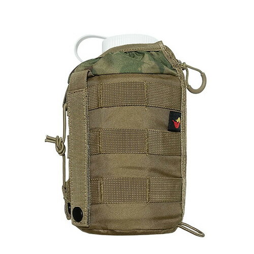 ボトルがぴったり入るホルダー。内側にはアイスパックを入れるポケット付き。ナルゲンボトルなど太めのボトルに対応し、バッグなどに取り付けられるようモールシステムを採用しています。キャンプだけでなく登山やハイキングにもおすすめです。※ナルゲンの1Lボトルが入ります。サイズ：底直径11cm、高さ19cm生産国：中国 SKU: oc-ocb-910-cy &nbsp; &nbsp; 最終更新: 2026-01-26 14:03:43