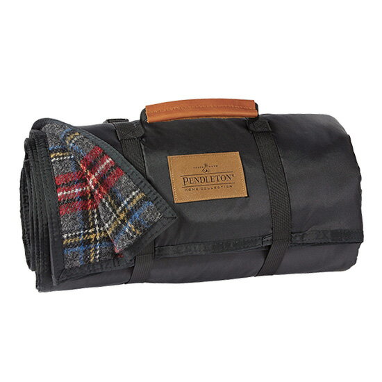 ペンドルトン PENDLETON ロールアップブランケット XC335 チャコールシュチュワート 52453 19373224453000