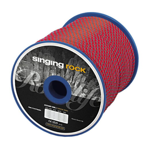 シンギングロック アクセサリーコード 直径7mm 100m レッド L0071RG10 シンギングロック アクセサリーコード 直径7mm 100m レッド L0071RG10