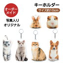 オーダーメイド 犬 猫 写真入り キーホルダー チャームクッション 人型ぬいぐるみ マスコット オリジナル ペット メモリアル そっくり 誕生日 映え プレゼン...