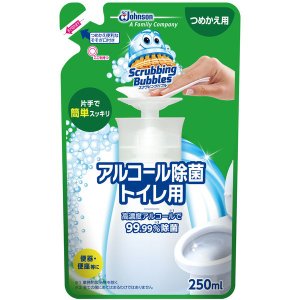 ジョンソン スクラビングバブル アルコール除菌 トイレ用 詰替用 250ml