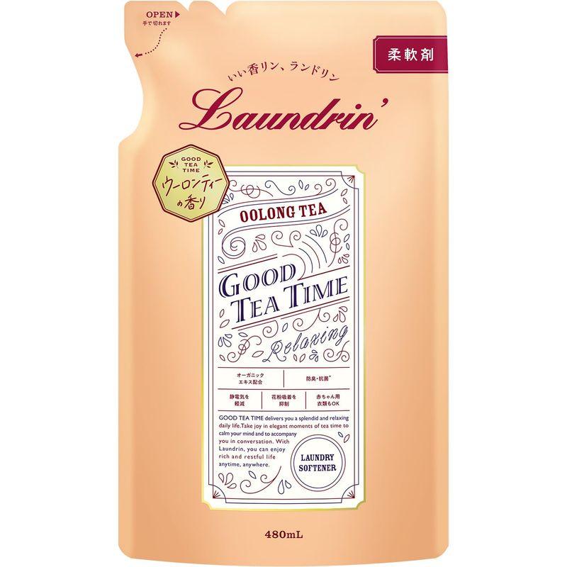 ランドリン 液体 柔軟剤 ウーロンティーの香り 詰め替え(480ml)