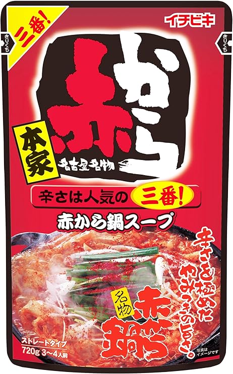 イチビキ ストレート赤から鍋スープ3番 720g