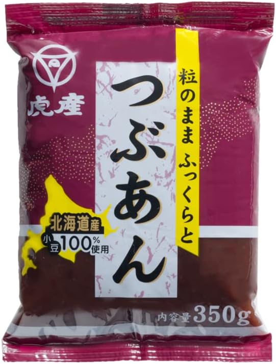 虎屋産業 北海道産つぶあん 350g×4個