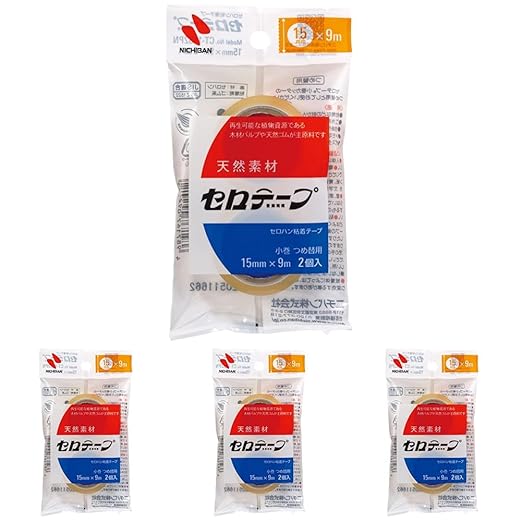 樂天商城 - ニチバン セロテープ小巻2巻パック15mm (× 4)
