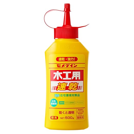 セメダイン(Cemedine) 木工用接着剤 速乾 500g CA-235