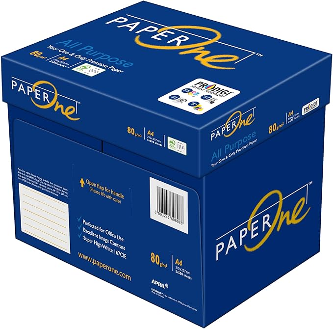 樂天商城 - エイプリル(April) PaperOne オールパーパス A4 2500枚(500枚×5冊) 高白色コピー用紙 紙厚0.11mm 両面印刷対応 PEFC認証