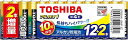 東芝(TOSHIBA) アルカリ乾電池 単4形 14本(12本+2本増量) 1.5V 使用推奨期限10年 液漏れ防止構造 アルカリ1 LR03AN 12MP 2...