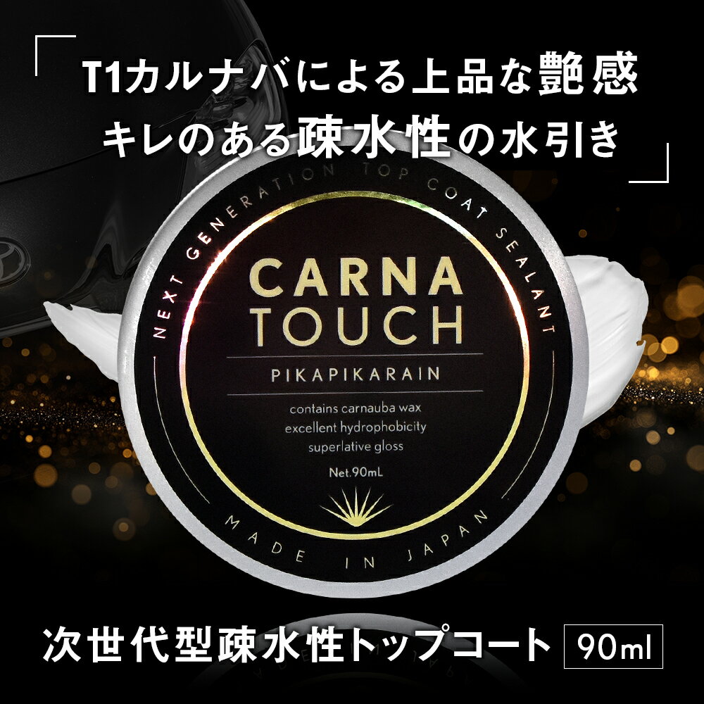 コーティング剤 トップコート カルナタッチ ワックス カルナバ 車 ピカピカレイン CARNA TOUCH 【メール便送料無料】[TOP-CARNA]