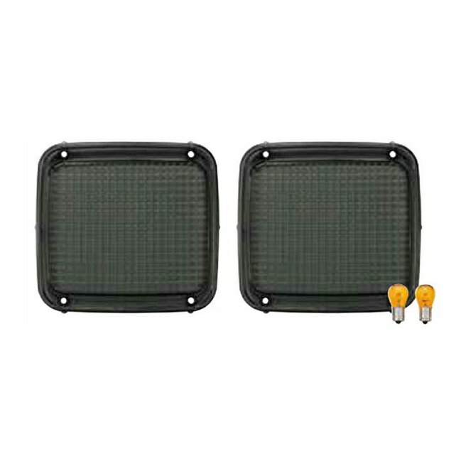 乐天商城 - ジェットイノウエ ウィンカーレンズ スモーク 2枚入 市光 FU タイプ 113×120mm 用 526475 テールランプ