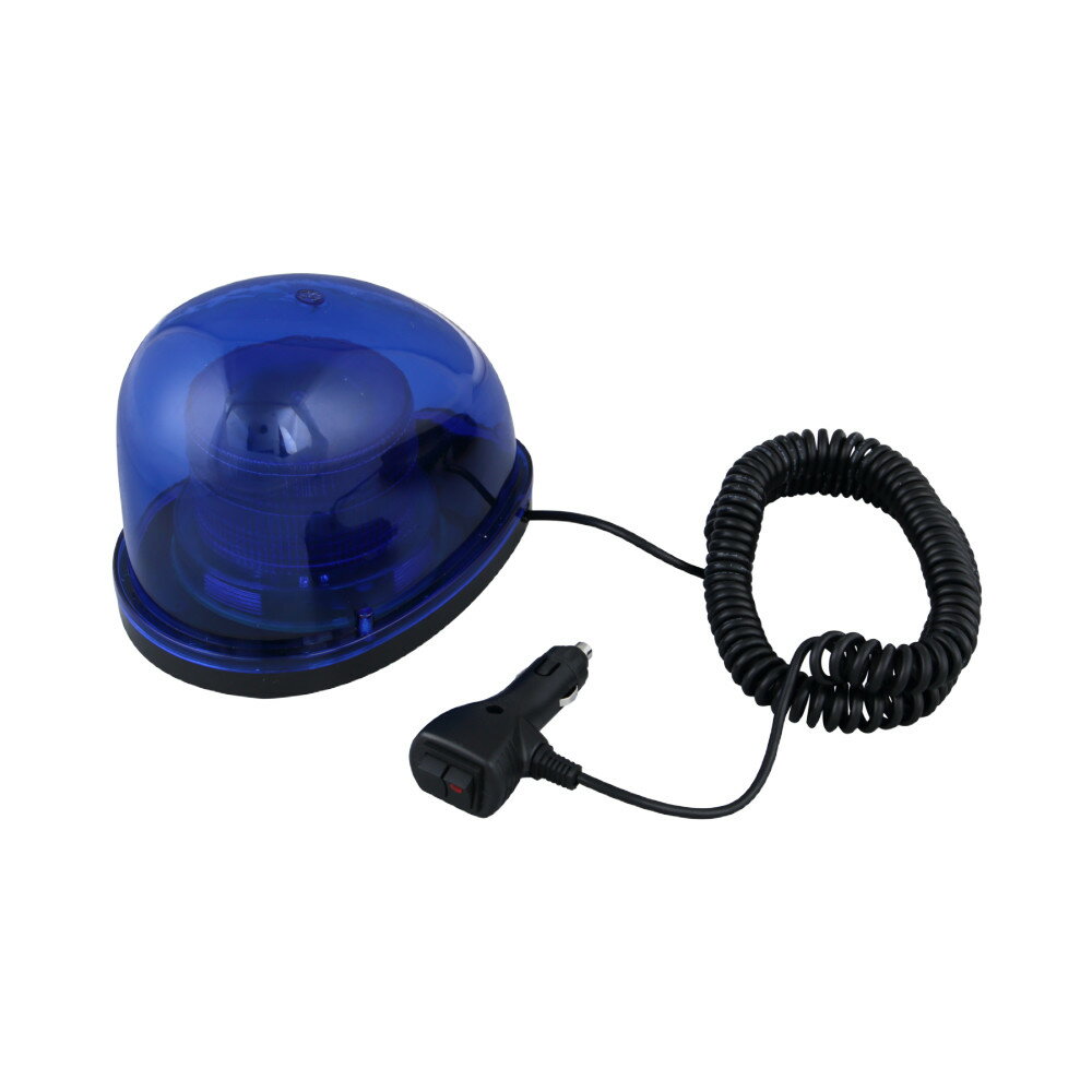 在庫処分 ジェットイノウエ LED回転灯 マグネットタイプ ブルー 12/24V共用 502781