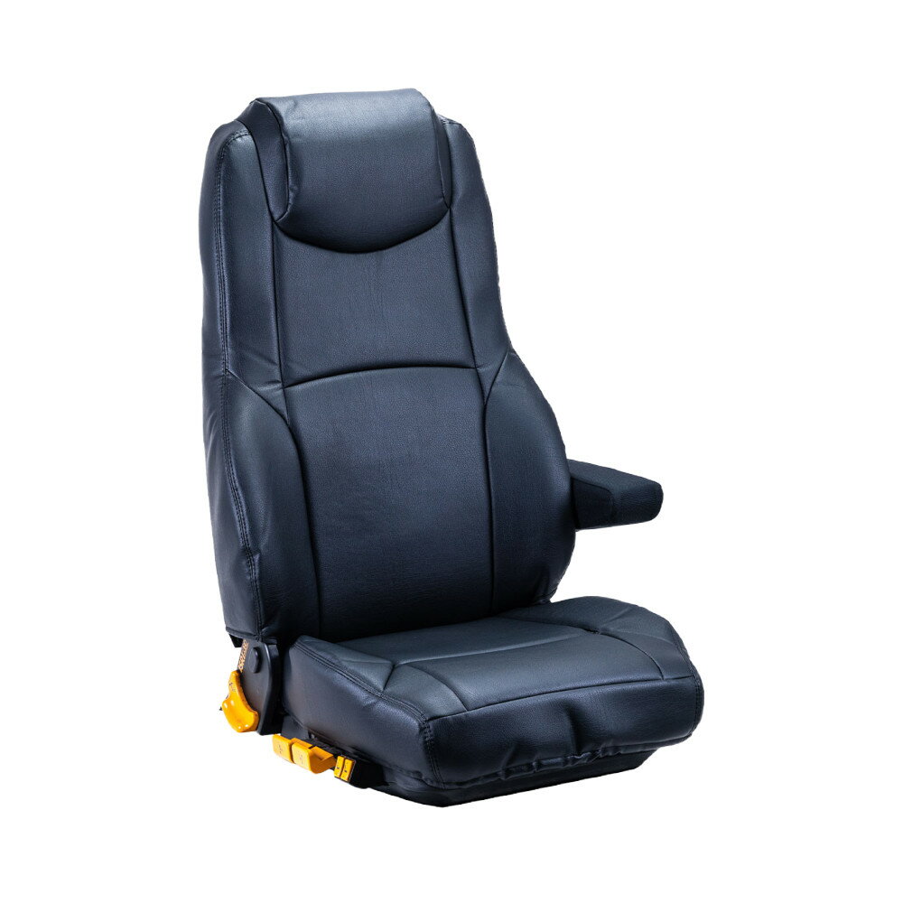 乐天商城 - 雅 スタンダード シートカバー 運転席 ふそう大型 17スーパーグレート ブラック TS-STF012ABKR
