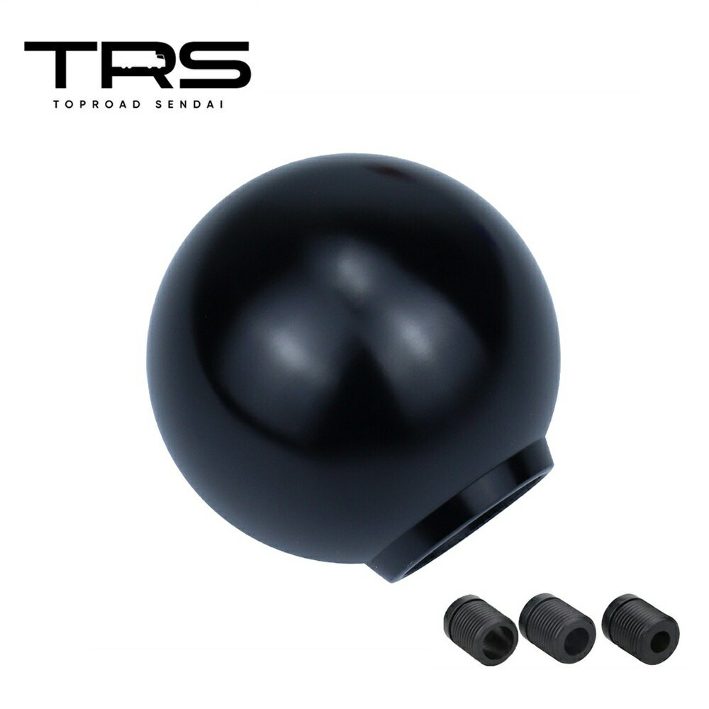TRS シフトノブ 丸型 45mmφ ブラック 12×1.25 8mm/10mmAD付 330170