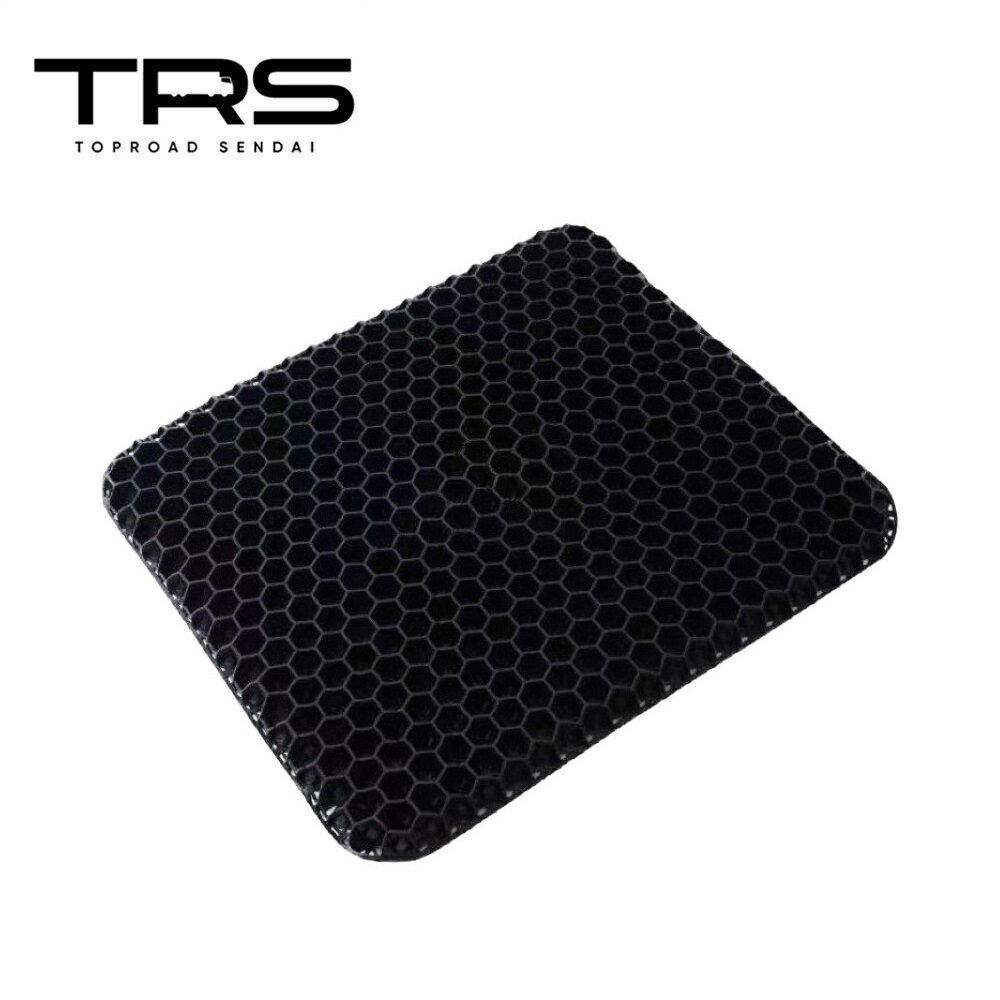 TRS ゲルクッション ブラック 42×36×厚3.5cm 