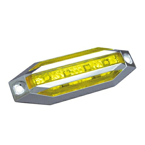 乐天商城 - 在庫処分 槌屋ヤック CE-221 スリム流星8LED車高灯 スーパーイエロー