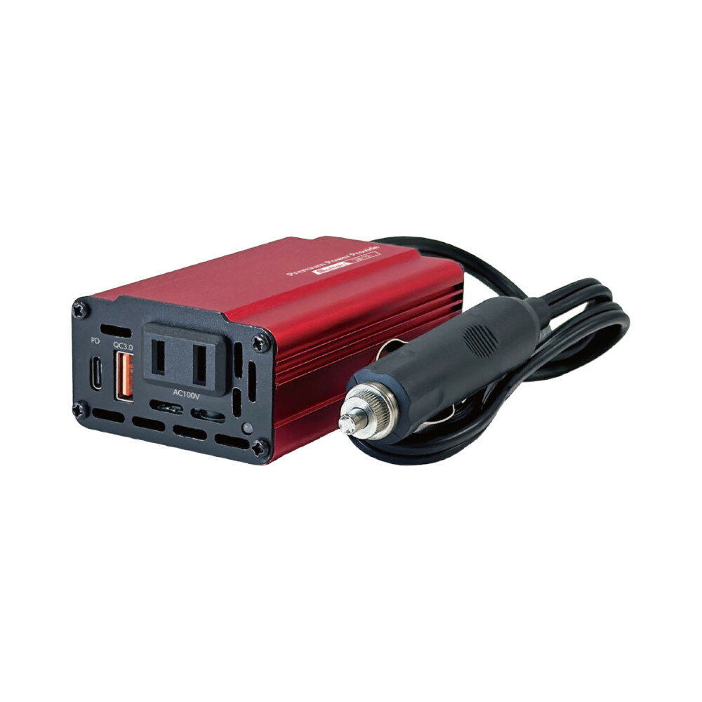 メルテック USB&コンセント 24V専用インバーター SIW-151 120W PD30W対応 AC100V 大自工業 Meltec