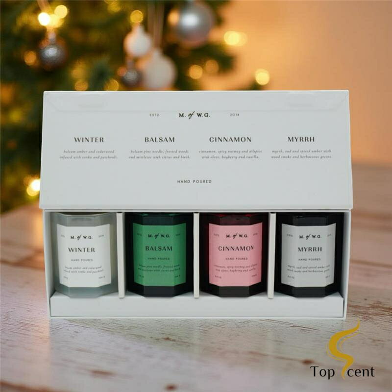 【DWHOME公認直営店】ギフトセット（ウッディの香り）｜送料無料 アロマキャンドル 天然ワックス 香り..