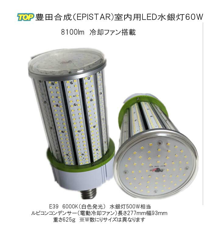 最新型　豊田合成（エピスタ）屋内用LED水銀灯(コーン