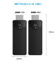 iPhone14/13/12/11/10/X/PC/映像機器/ワイヤレス送受信機セット/HDMI/4K/ 50m/小型無線/拡張モード トランスミッター レシー...