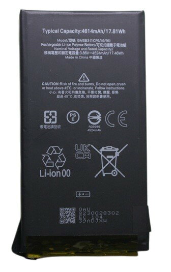 株式会社TOPの新品【容量+4614mAh】GMSB3 KOSPAOO for Google Pixel6 第6世代 3.86V リチュウム電池　PSE認証 長時間使用できます｜アングル2