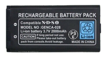 株式会社TOPの新品【大容量+840mAh】任天堂 DSi TWL-003 リチュウム電池 3.7V PSE認証｜アングル2