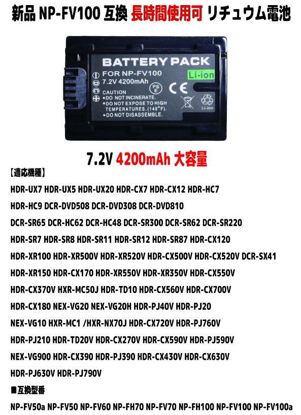 楽天市場】sony hdr cx560v バッテリーの通販