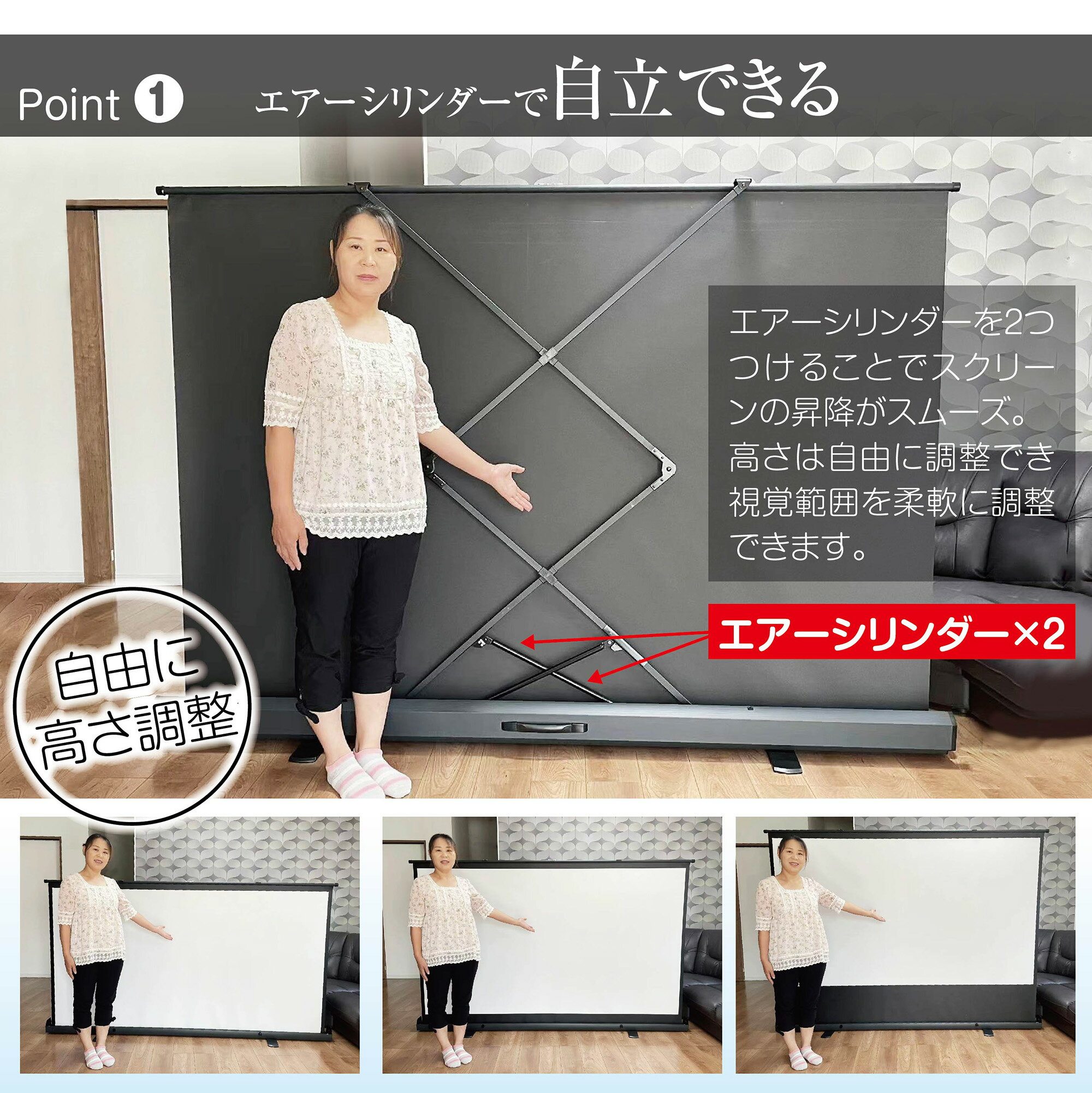 TOP��STAR �ץ����������������꡼�� 80����� 16:9�ץ������������� ��Ω�� ���� ������ ��Ω (PJS-80-169)