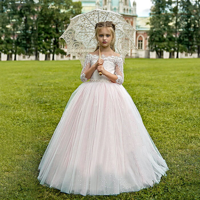 子供ドレス 女の子 ドレス 子どもドレス ワンピース ロング フォーマル プリンセス お姫様 ピアノ発表会 七五三 入学式