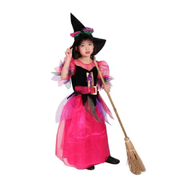 ハロウィン 衣装 子供 女の子 魔女 精霊 巫女 仮装 コスチューム ハロウィーン ダンス衣装 キッズ 演出服 舞台 ステージ 服 コスプレ コスチューム ハロウィン 衣装 コスプレ 仮装 110 120 130 140