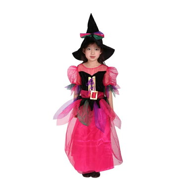 ハロウィン 衣装 子供 女の子 魔女 精霊 巫女 仮装 コスチューム ハロウィーン ダンス衣装 キッズ 演出服 舞台 ステージ 服 コスプレ コスチューム ハロウィン 衣装 コスプレ 仮装 110 120 130 140