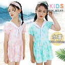 キッズ 水着 トランクス 子供水着 女の子 こども 子供用 ダイビングスーツ ジュニア 水着 半袖 ラッシュガード フィットネス ベビー水着 レギンス ガールズ みずぎ スイムウェア スクール 海水浴 UV対策 日焼け防止 130cm-165cm(4)