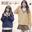 女子高生 制服 スクールセーター 学生服 ニット 長袖 JK Vネック セーター 高校生 中学生 レディースカーディガン スクールセーター 学生 イベント 定番...