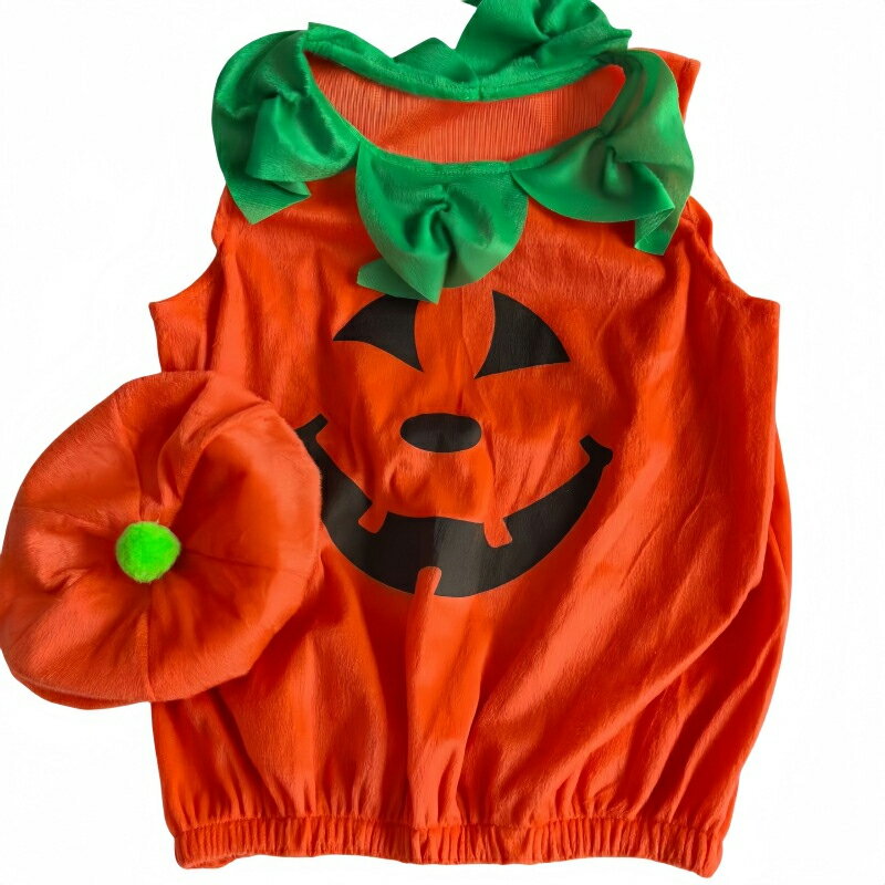 ハロウィン 子供 パンプキン コスチューム ベビー コスプレ 衣装 かわいい パンプキン ベビー 服 演出 用 パンプキン 衣装 ハロウィン 子供服 パンプキン 造型 コスチューム フリル デザイン パンプキン 服